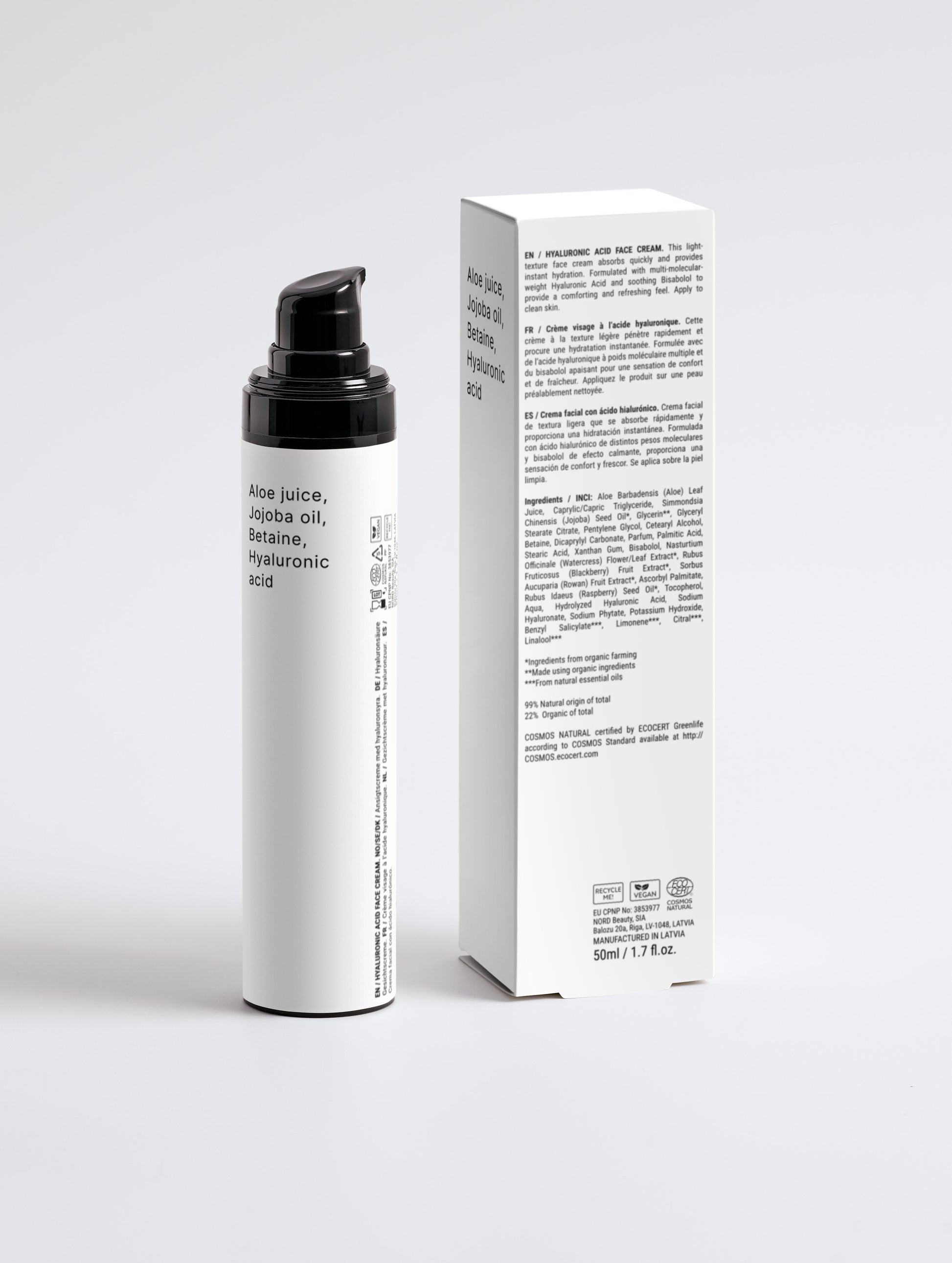 Hyaluronic Acid Face Cream for Men
